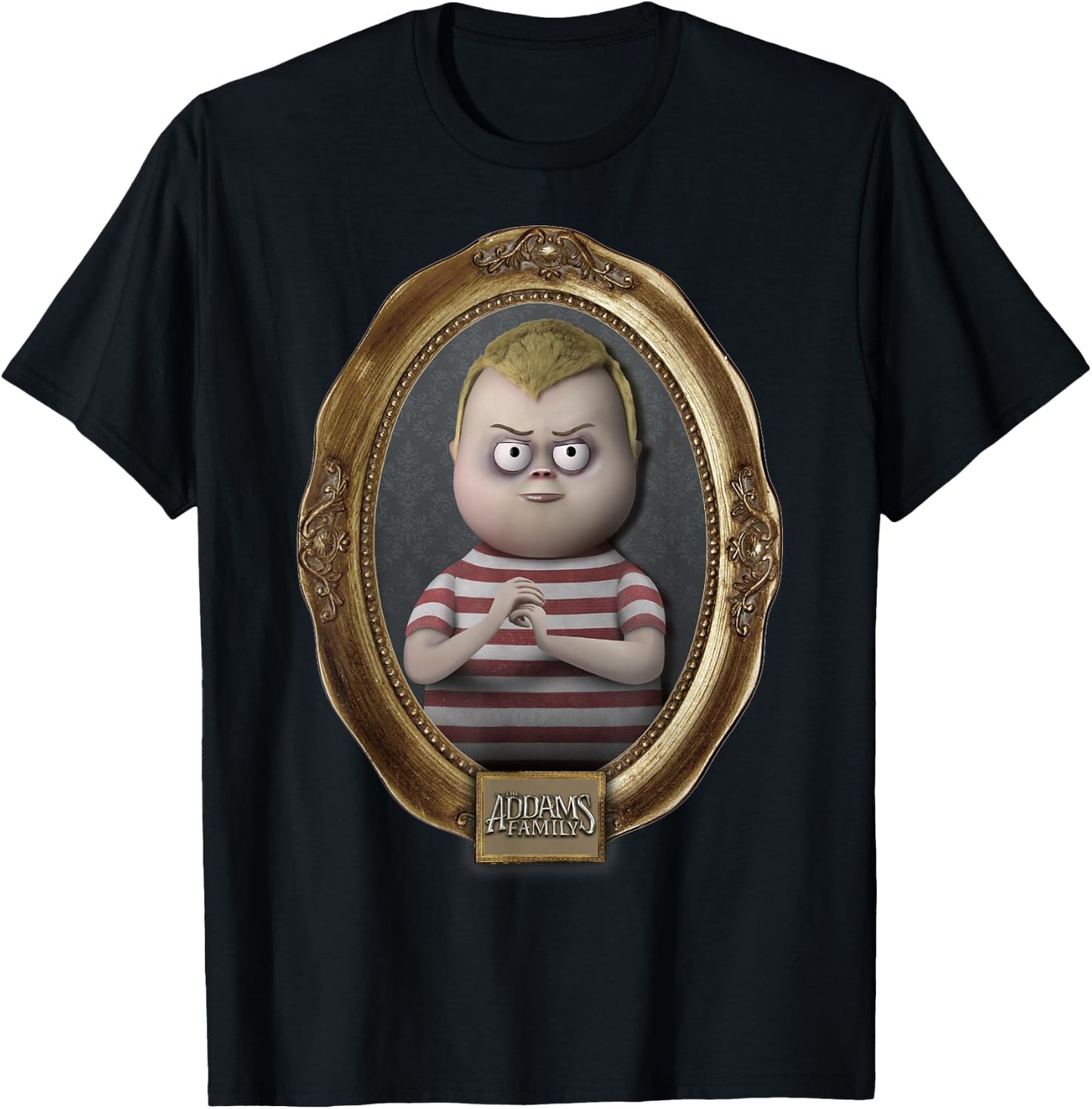 Addams Family Pugsley Addams Framed Photograph T-Shirt - T-Shirt | Black