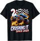 Birthday Monster Truck 2 Year Old Boys 2nd Party Born 2023 T-Shirt - T-Shirt | Black