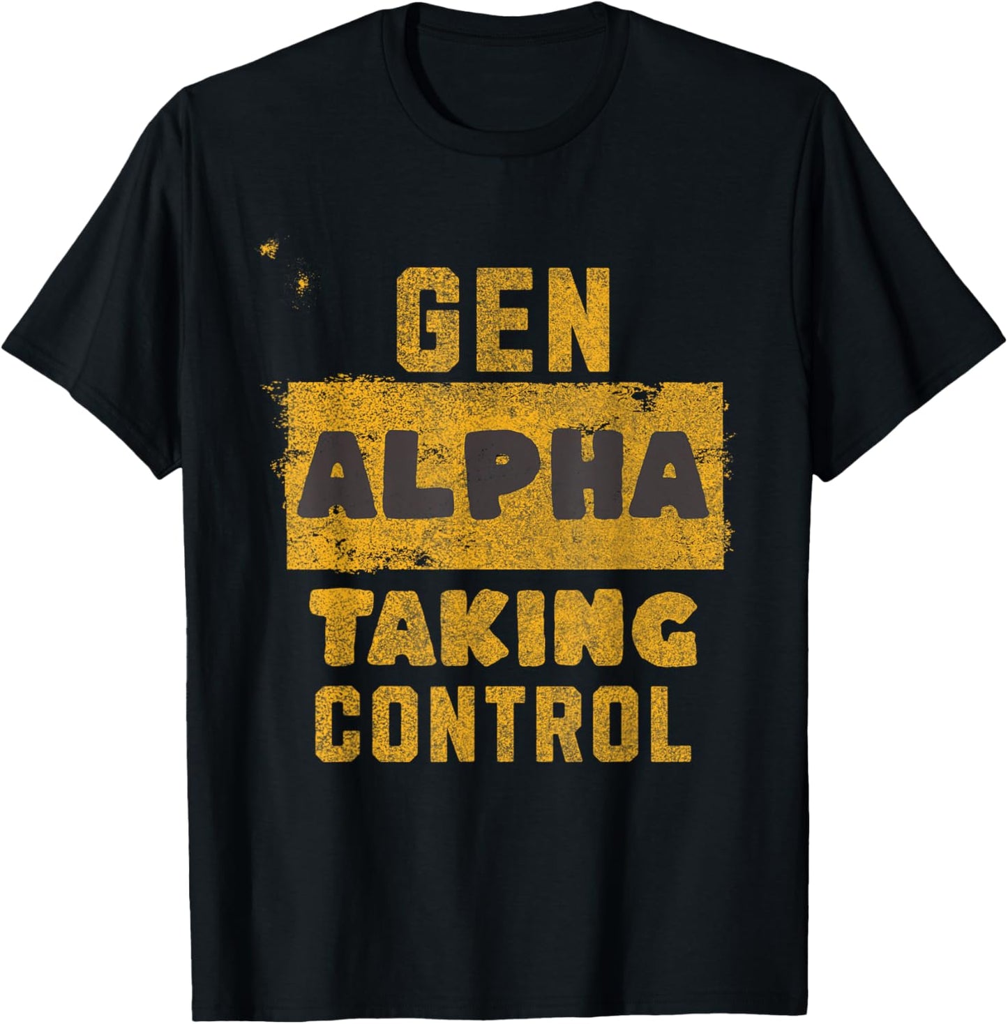 Generation Alpha - Taking Control T-Shirt - T-Shirt | Black