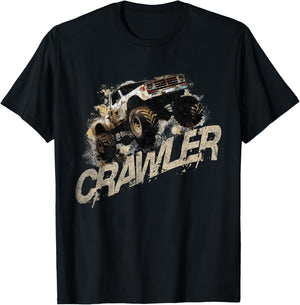 Crawler Rc Car Rock Scaler Scale Rc Offroad Truck Clawling T-Shirt - T-Shirt | Black