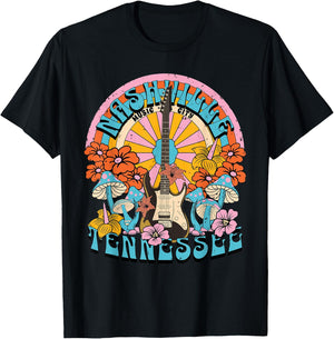 Nashville Country Music City Girls Trip Retro Nash Bash Bach T-Shirt - T-Shirt | Black
