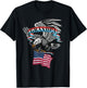 Grandpa American Flag USA Eagle Vintage Graphic T-Shirt - T-Shirt | Black