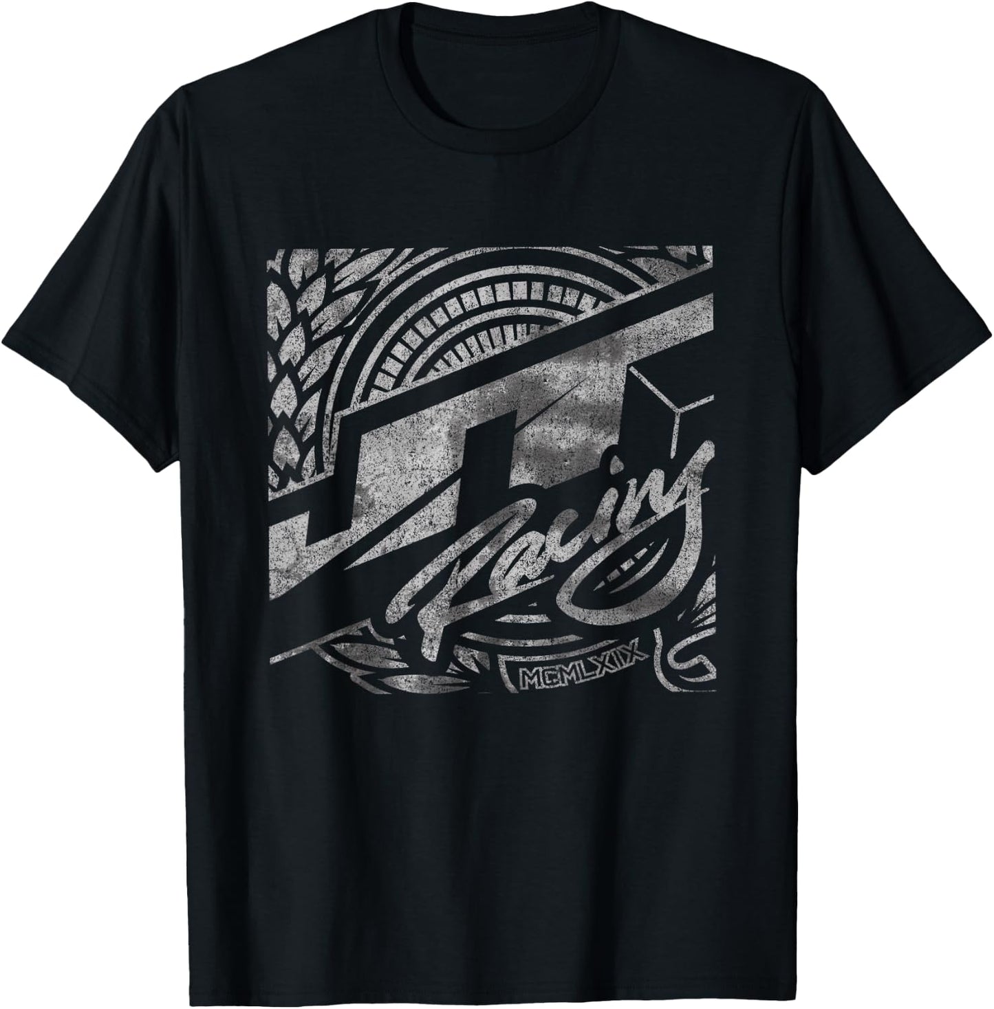 JT Racing 1969 Silver Logo T-Shirt - T-Shirt | Black