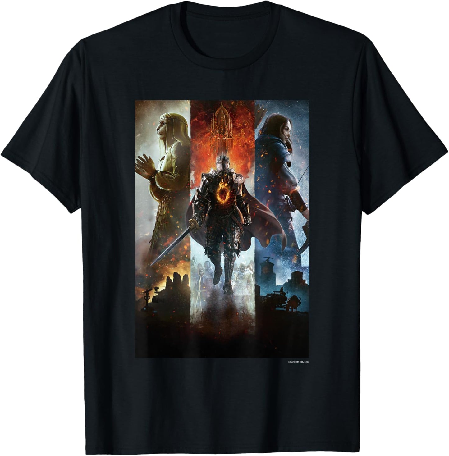 Dragon's Dogma 2 Key Art T-Shirt - T-Shirt | Black