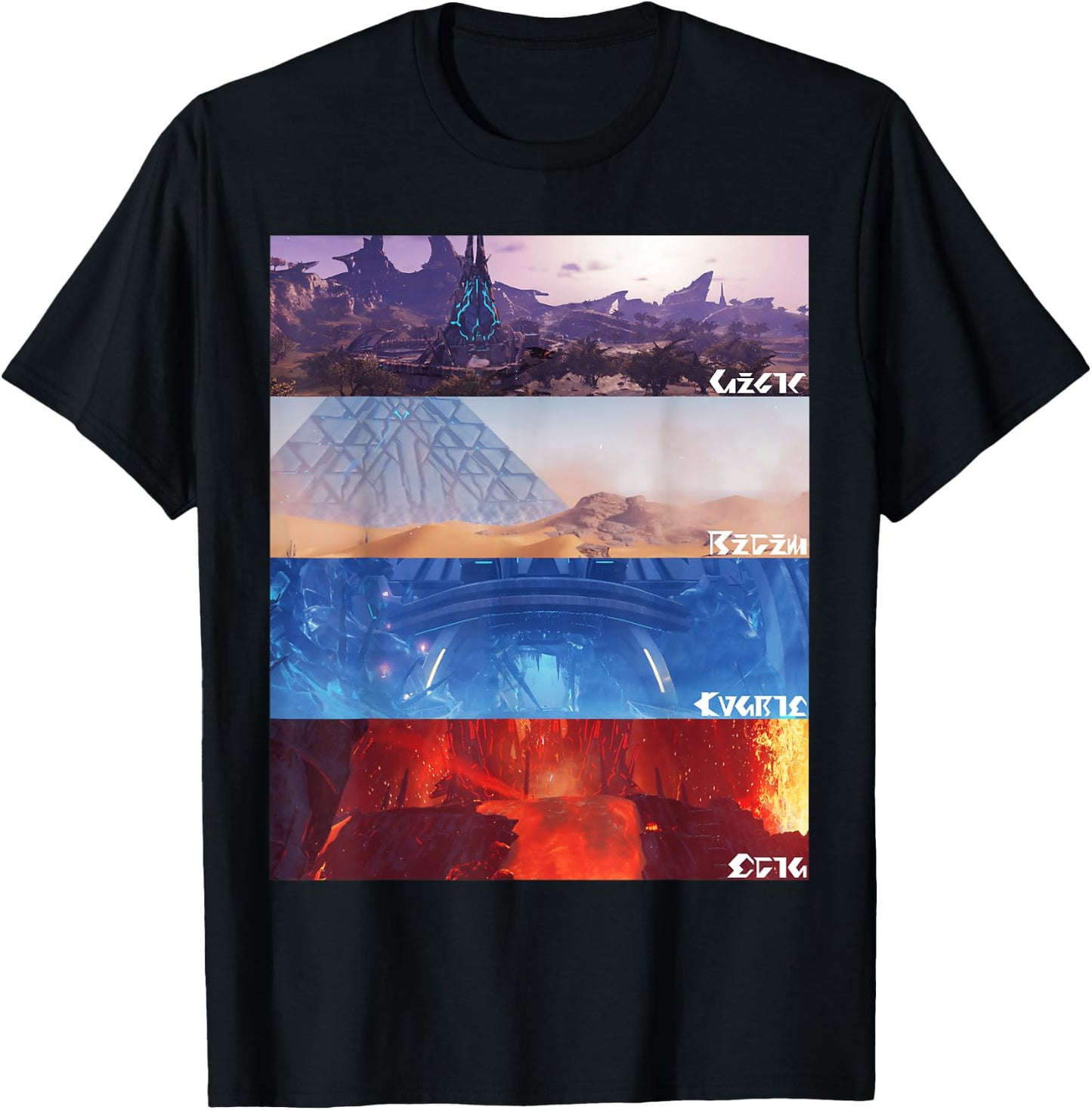 "PSO2 New Genesis" Halfa T-Shirt - T-Shirt | Black