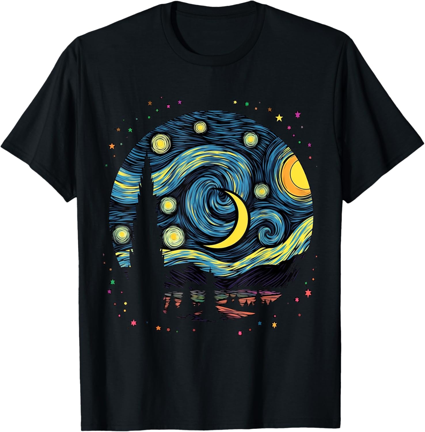 Galaxy Whispers T-Shirt - T-Shirt | Black