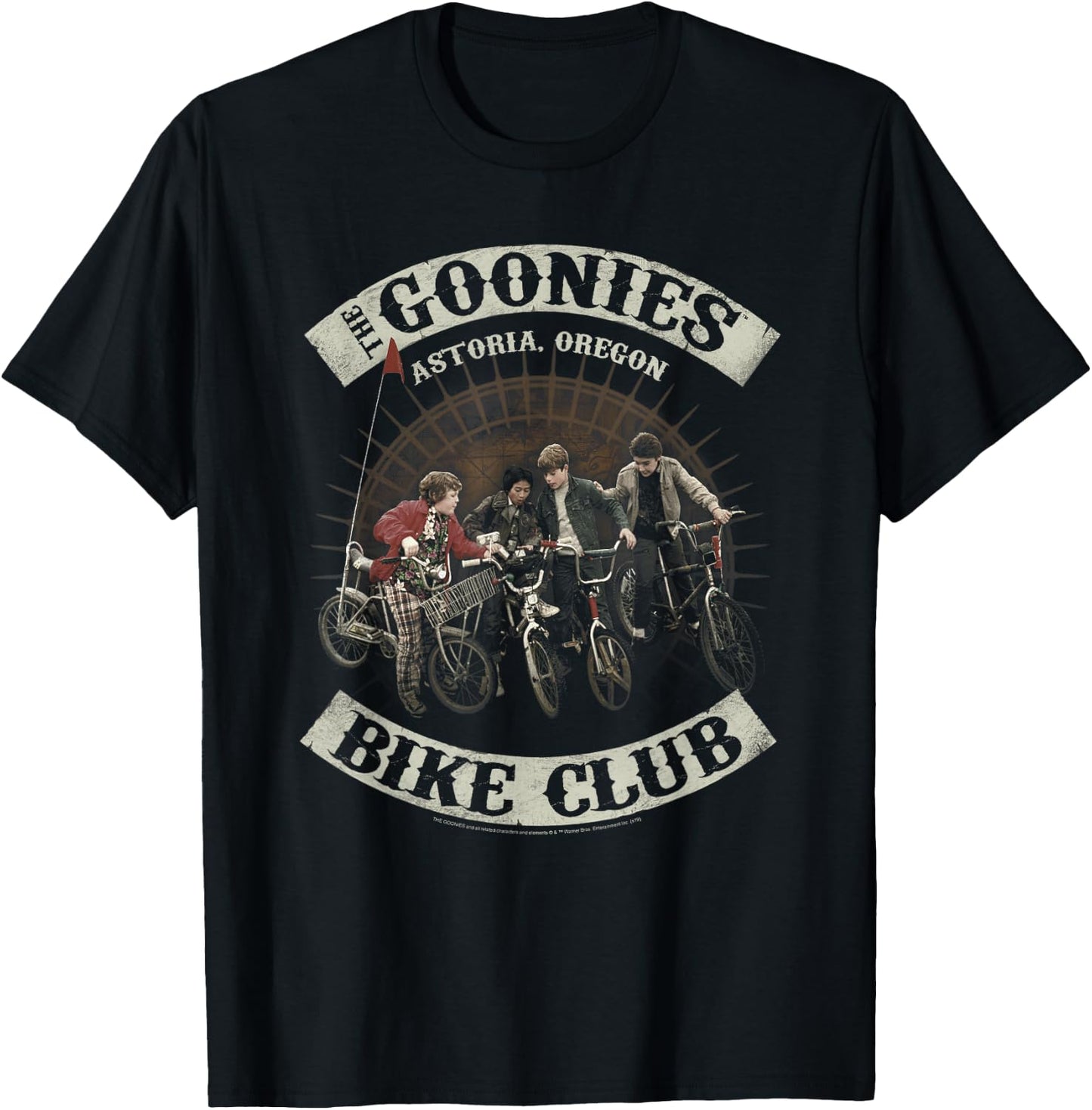 The Goonies Bike Club T-Shirt - T-Shirt | Black