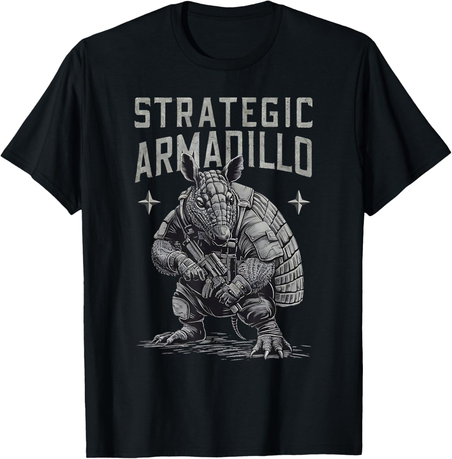 Strategic Armadillo Tactical Military T-Shirt - T-Shirt | Black