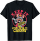 Chuck E. Cheese Keep It Cheesy Distressed Big Chest Logo T-Shirt - T-Shirt | Black