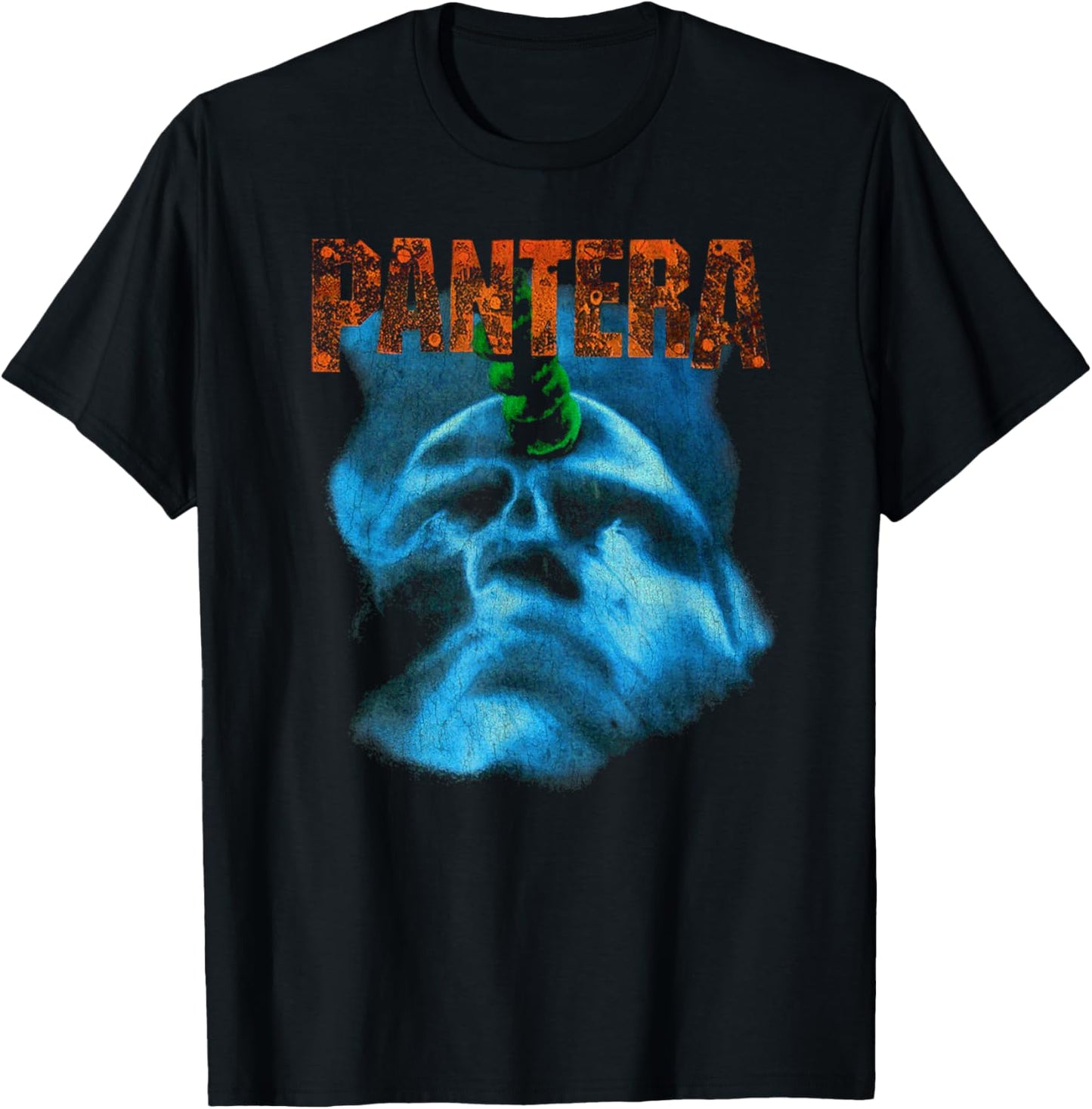 Pantera Herren Vintage Far Beyond Driven Schwarz S EU 38/40 V-Ausschnitt Halbarm Klassische Passform Einfarbig 100% Baumwolle T-Shirt - T-Shirt | Black