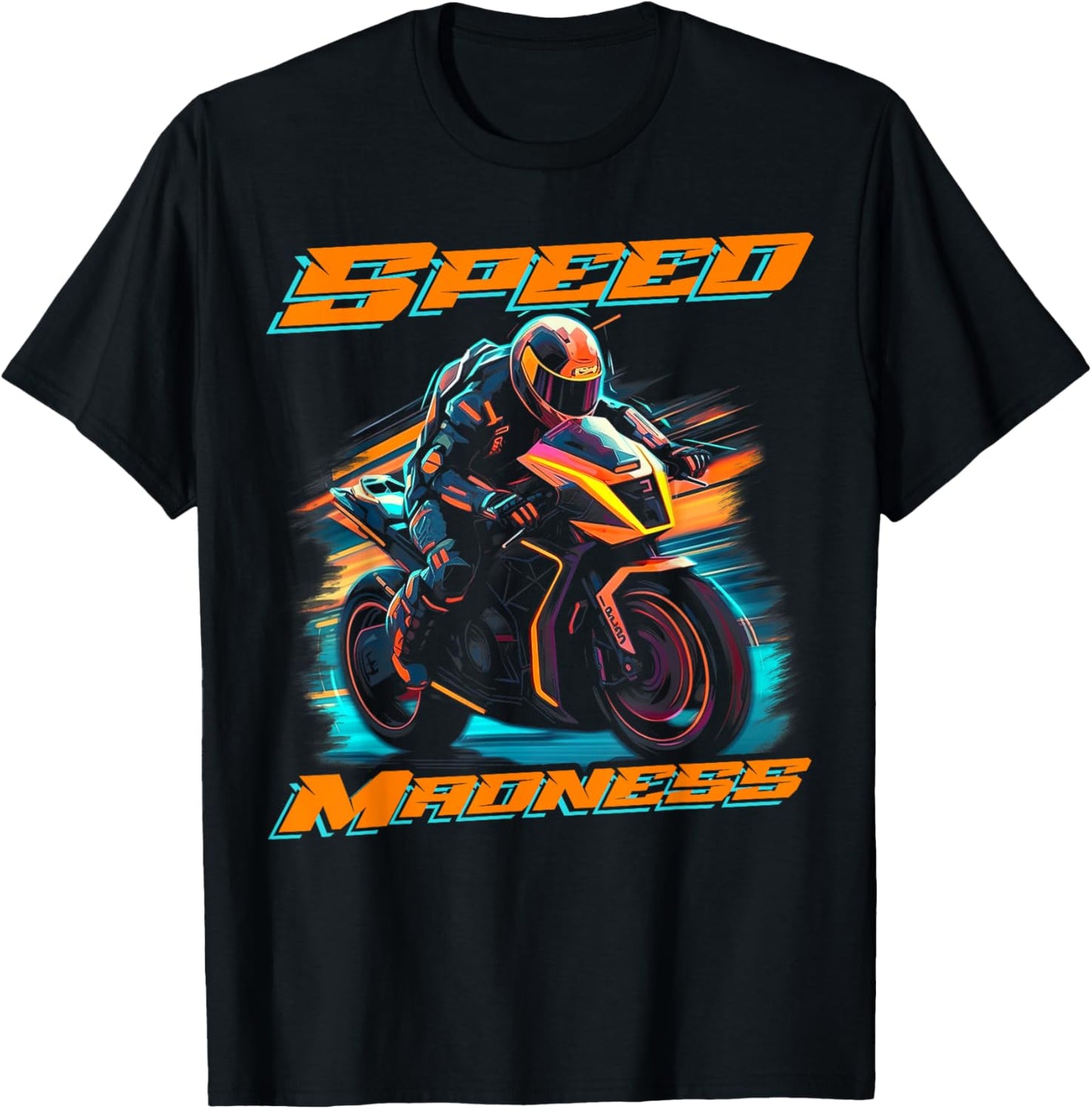 Racing Motorbike T-Shirt - T-Shirt | Black