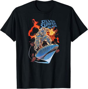 Marvel Silver Surfer Black #1 Comic Cover T-Shirt - T-Shirt | Black
