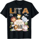 Lita Of The Wild One 1St Birthday Safari Woodland T-Shirt - T-Shirt | Black