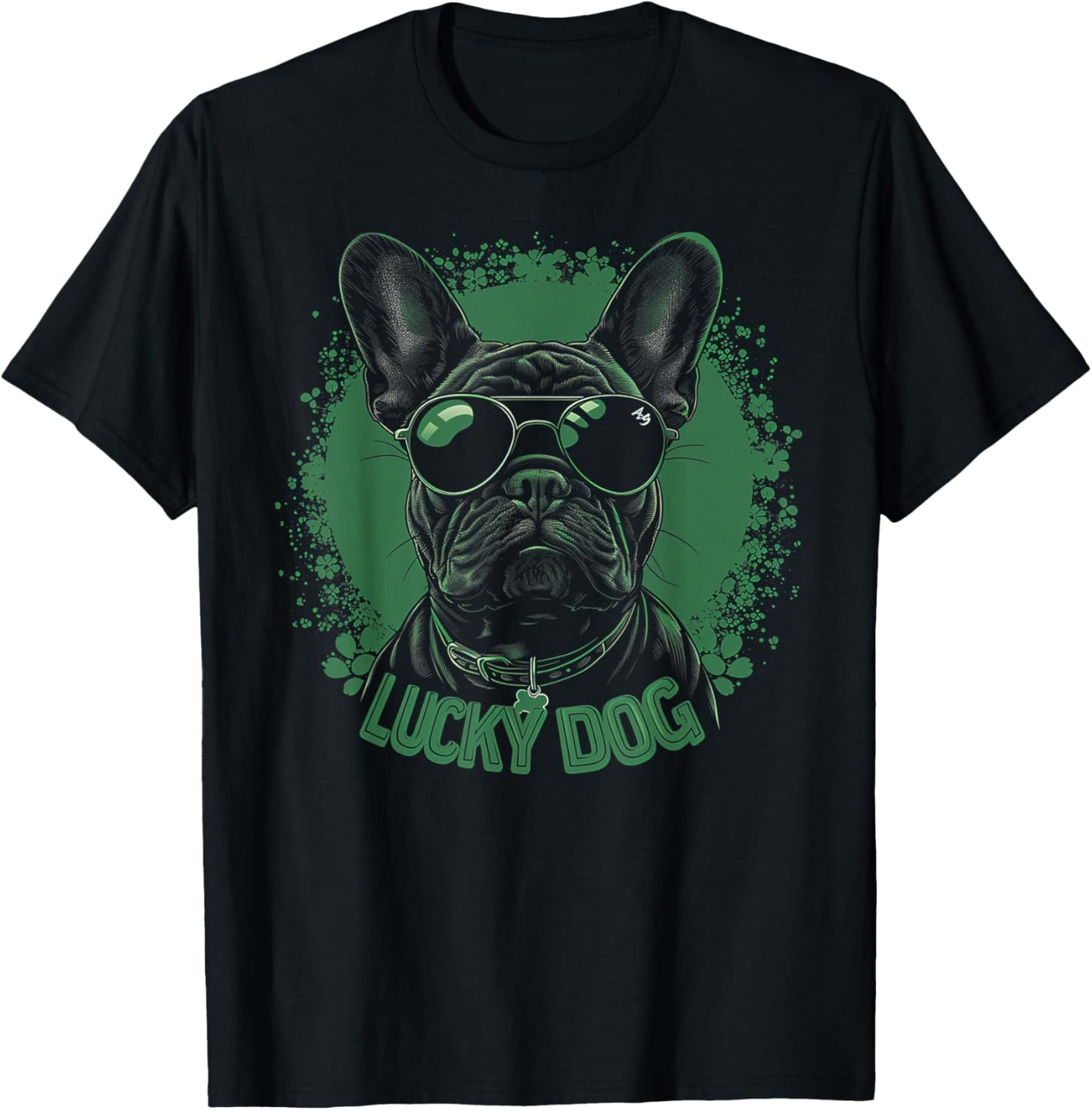 French Bulldog Dog - St. Patrick's Day Saint Paddy's Irish Women Kids T-Shirt - T-Shirt | Black