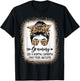 Grammy Like A Normal Grandma Only More Awesome Messy Bun T-Shirt - T-Shirt | Black