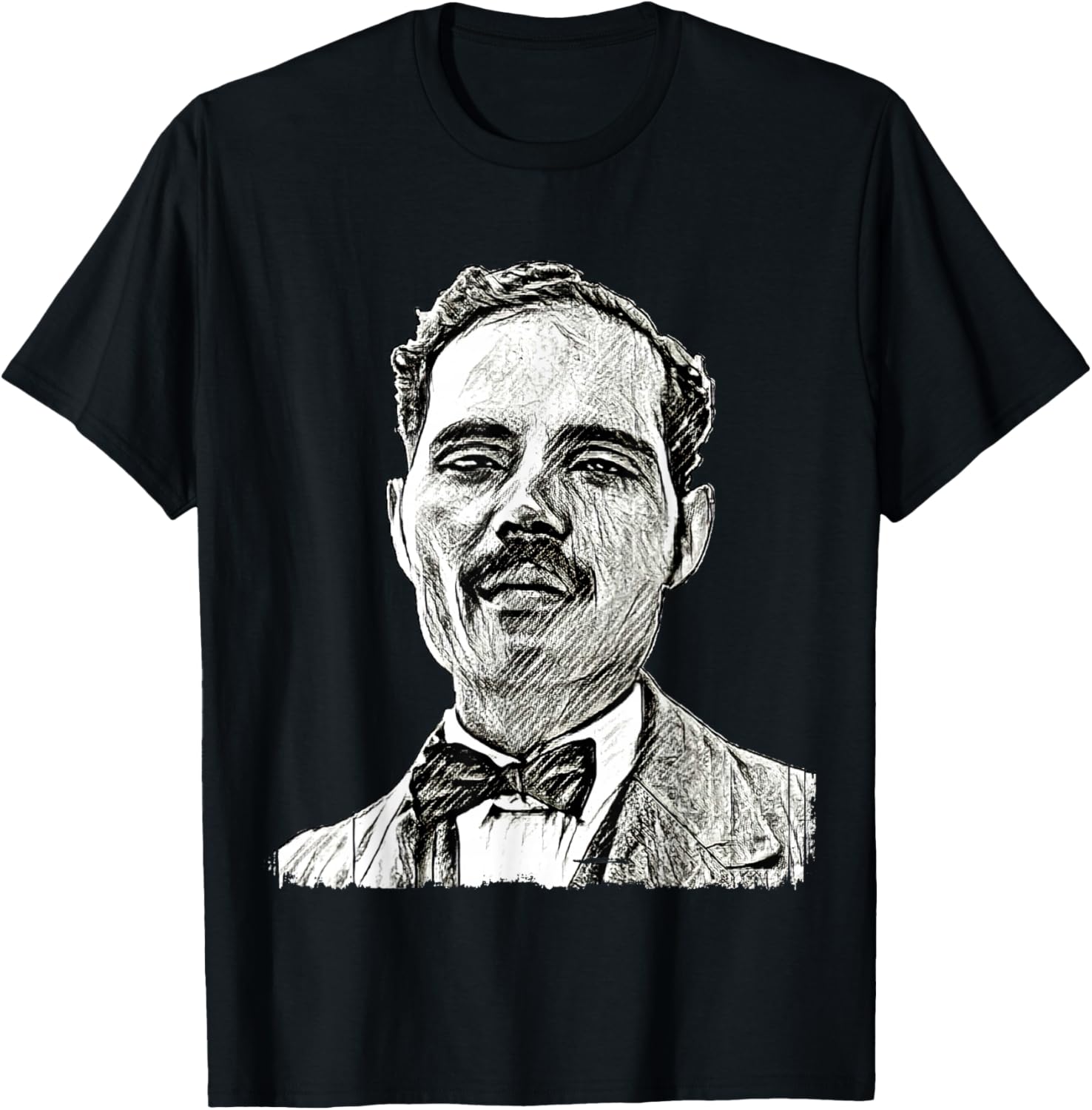 Pedro Albizu Campos Puerto Rico History Resiste Sketch T-Shirt - T-Shirt | Black