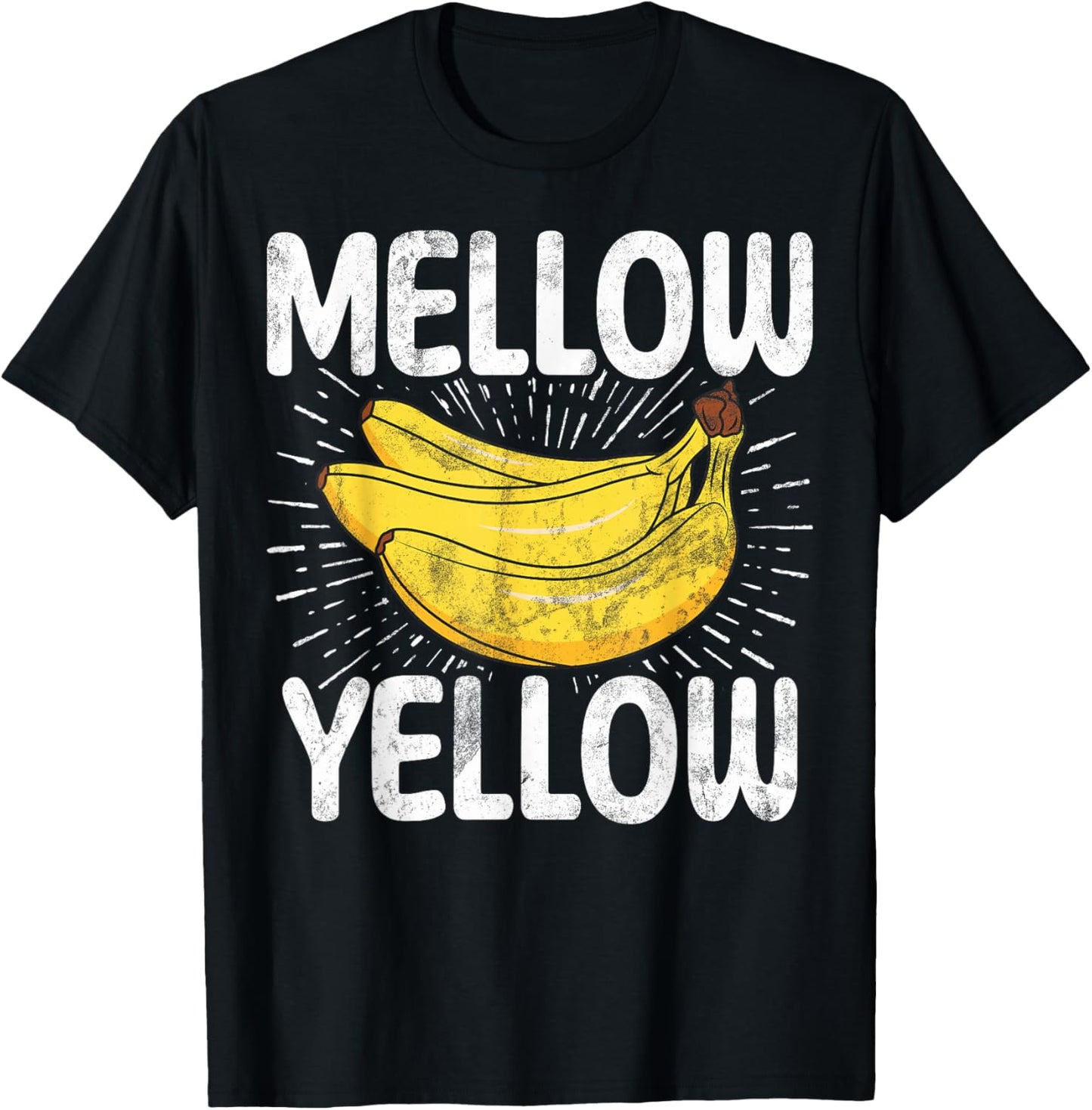 Mellow Yellow Banana T-Shirt - T-Shirt | Black