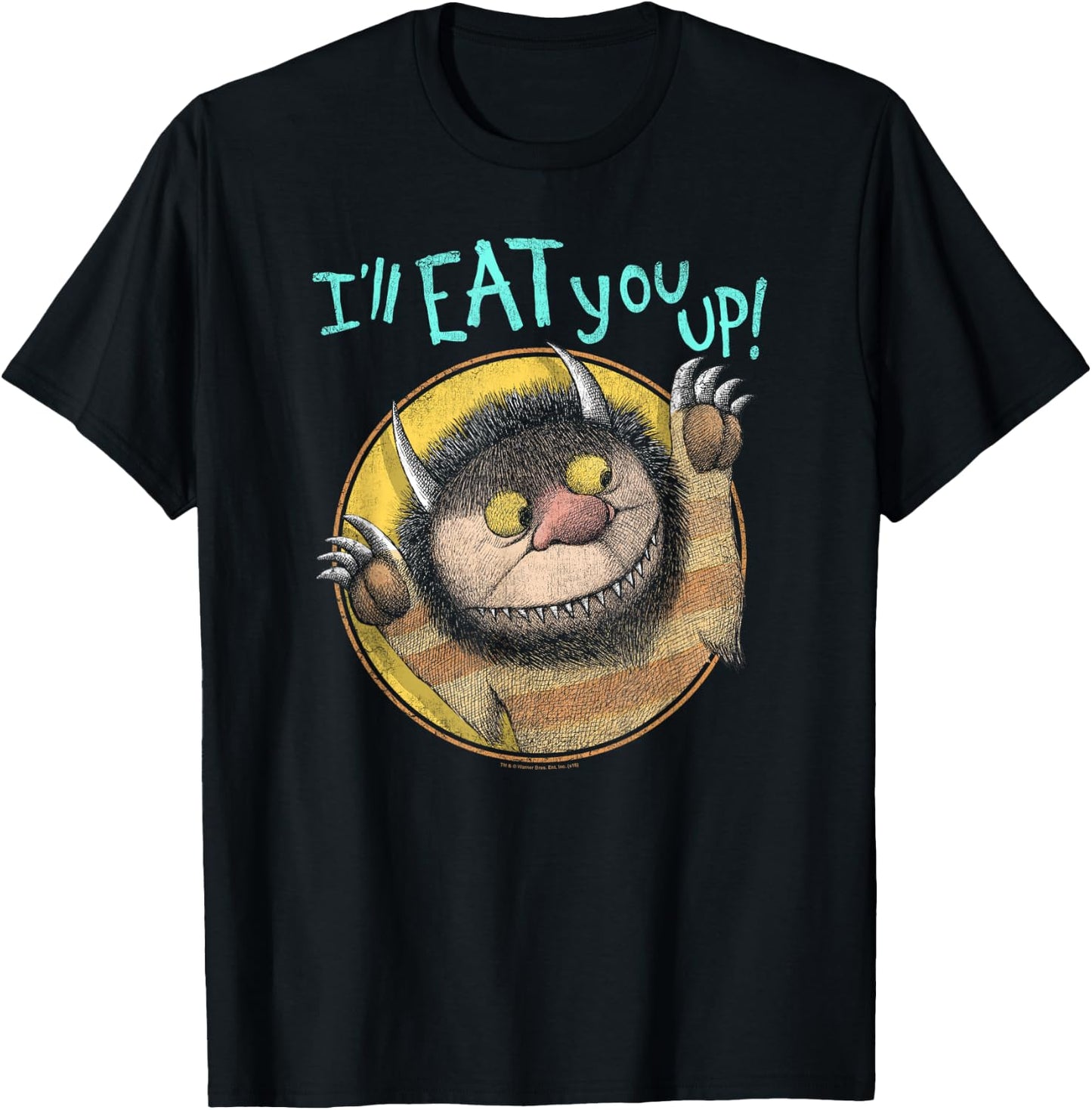 Where the Wild Things Are Eat T-Shirt - T-Shirt | Black