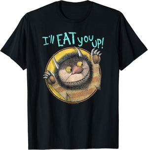 Where the Wild Things Are Eat T-Shirt - T-Shirt | Black