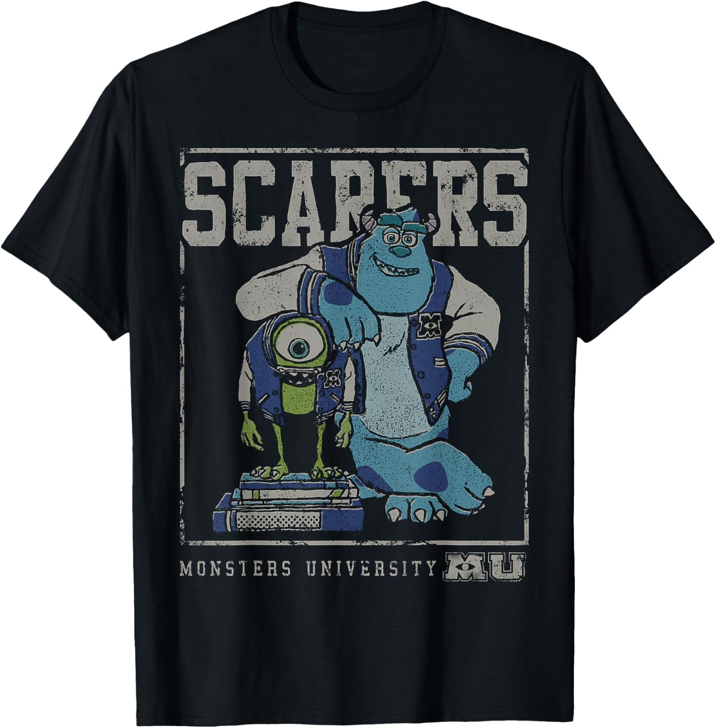 Disney Pixar Monsters University Mike And Sully Scarers T-Shirt - T-Shirt | Black
