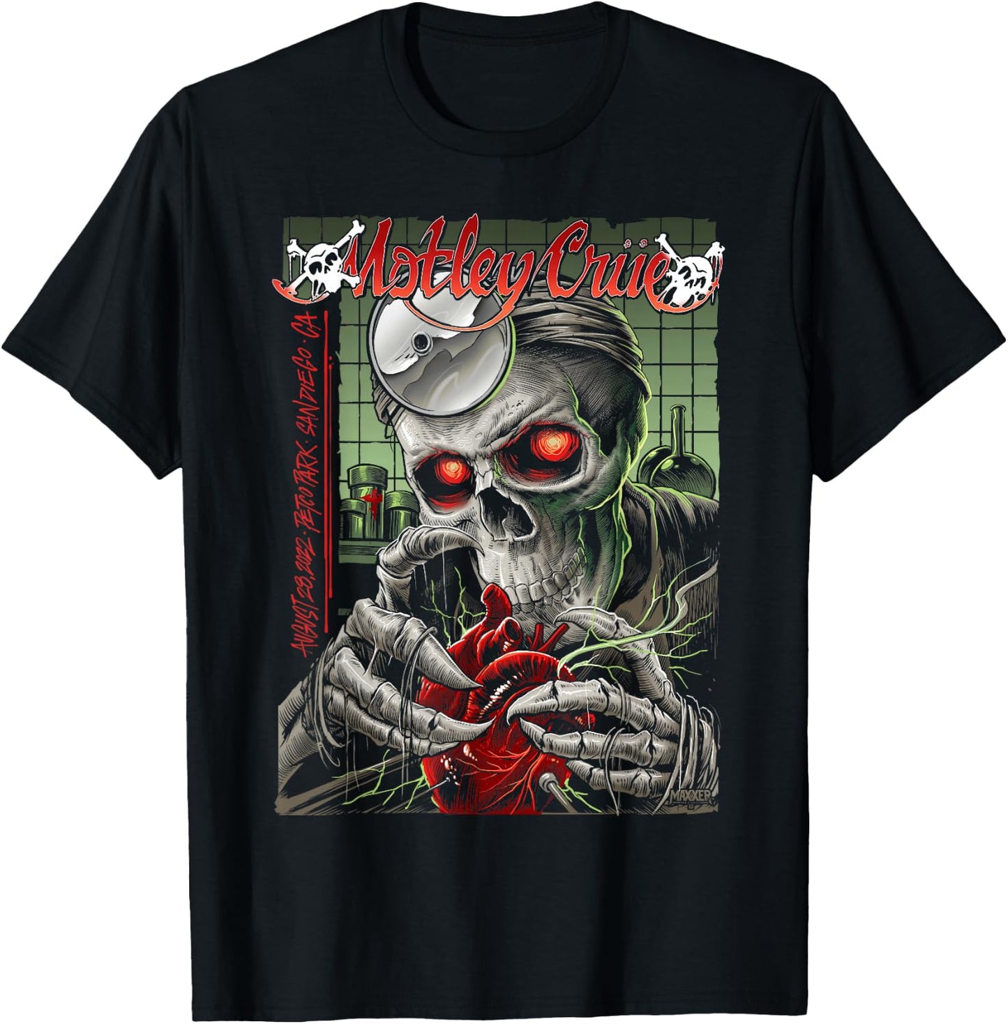 Mötley Crüe - The Stadium Tour San Diego T-Shirt - T-Shirt | Black