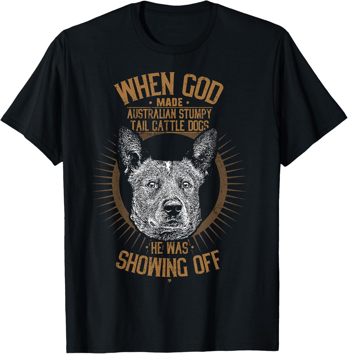 Australian Stumpy Tail Cattle Dog Funny Dog Women T-Shirt - T-Shirt | Black