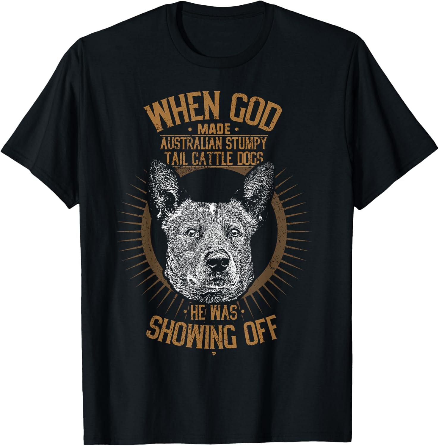 Australian Stumpy Tail Cattle Dog Funny Dog Women T-Shirt - T-Shirt | Black