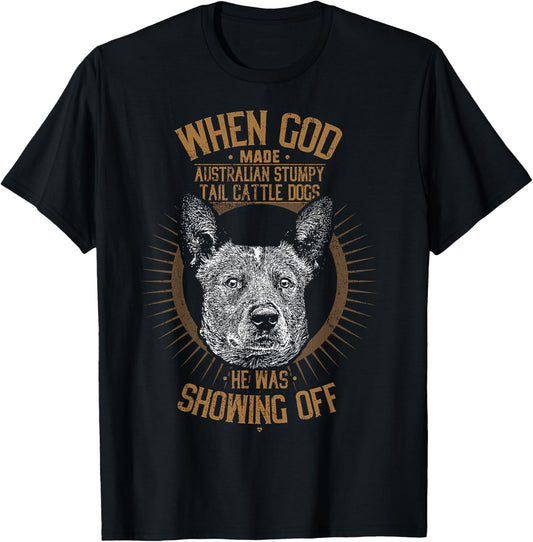 Australian Stumpy Tail Cattle Dog Funny Dog Women T-Shirt - T-Shirt | Black