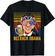 Beerack Obama Drinking Beer Funny 4th of July Women Men T-Shirt - T-Shirt | Black