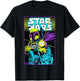 Star Wars Boba Fett Neon Blaster Poster T-Shirt - T-Shirt | Black