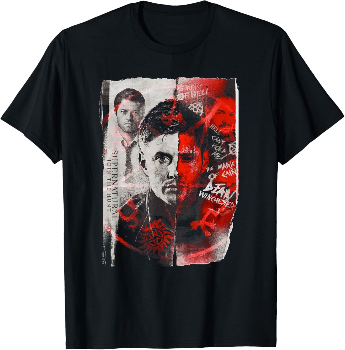 Supernatural Dean Winchester Demon T-Shirt - T-Shirt | Black