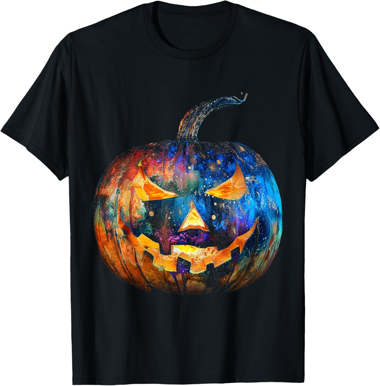Pumpkin Costume Halloween Spooky Art Pumpkin T-Shirt - T-Shirt | Black