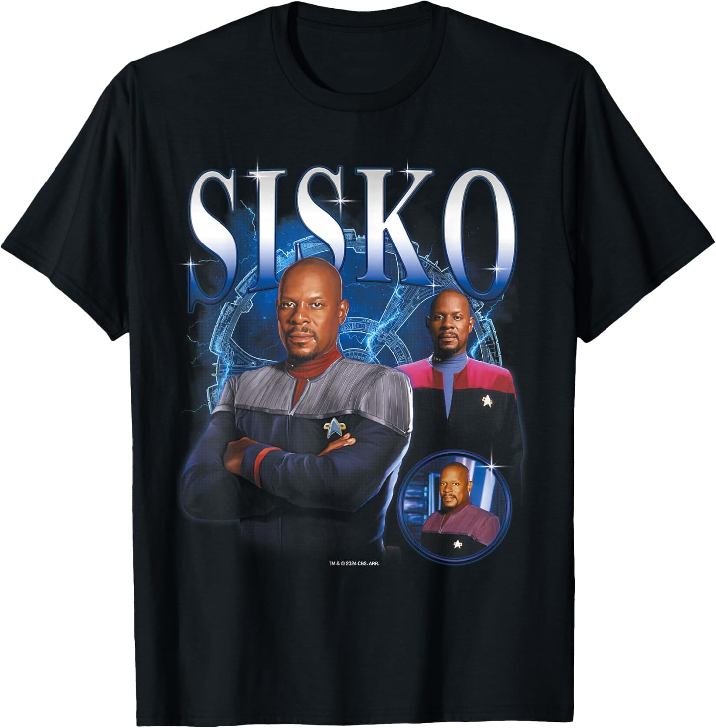 Star Trek: Deep Space Nine Sisko Heartthrob T-Shirt - T-Shirt | Black
