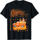 Australian Shepherd Riding On Truck Thanksgiving Dog Lover T-Shirt - T-Shirt | Black