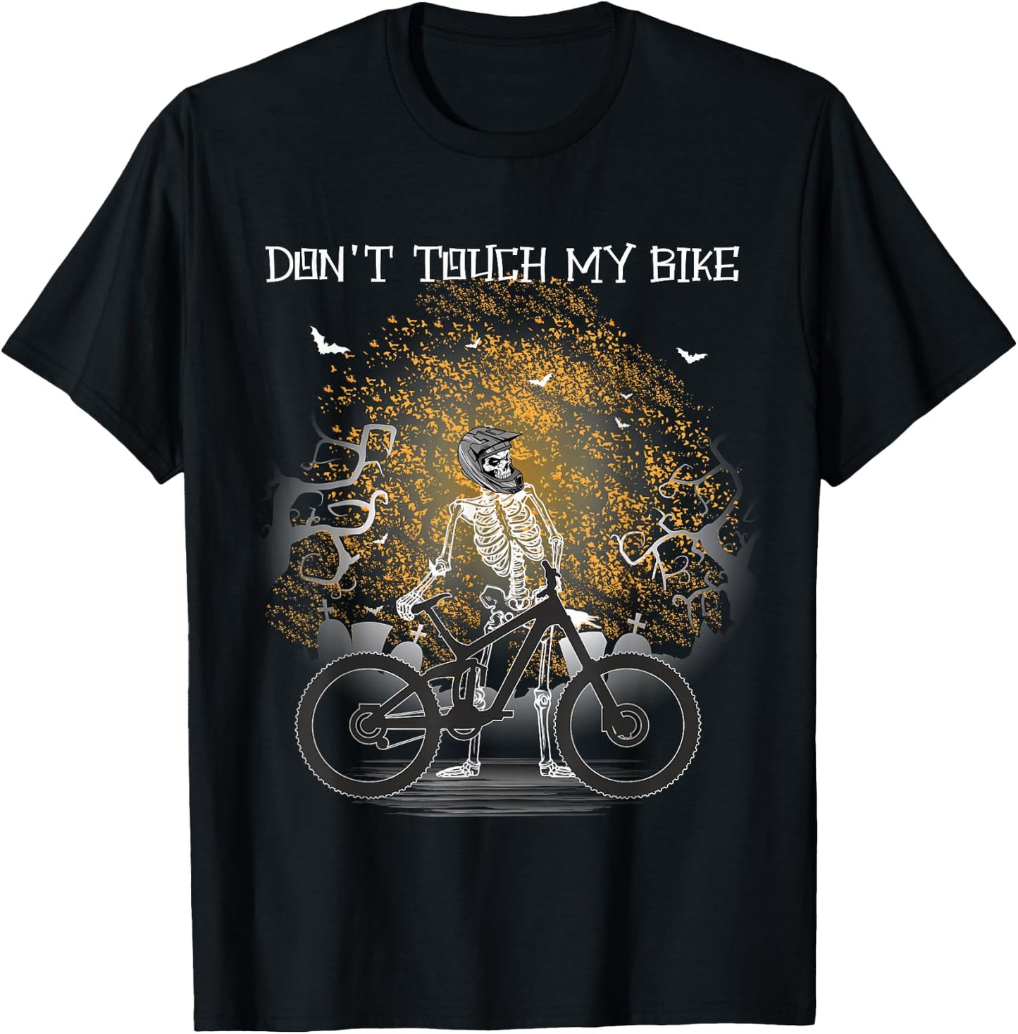 Dont't Touch My Bike - MTB Mountain Bike T-Shirt - T-Shirt | Black