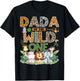Dada of The Wild One Safari Jungle 1st Birthday Boy T-Shirt - T-Shirt | Black