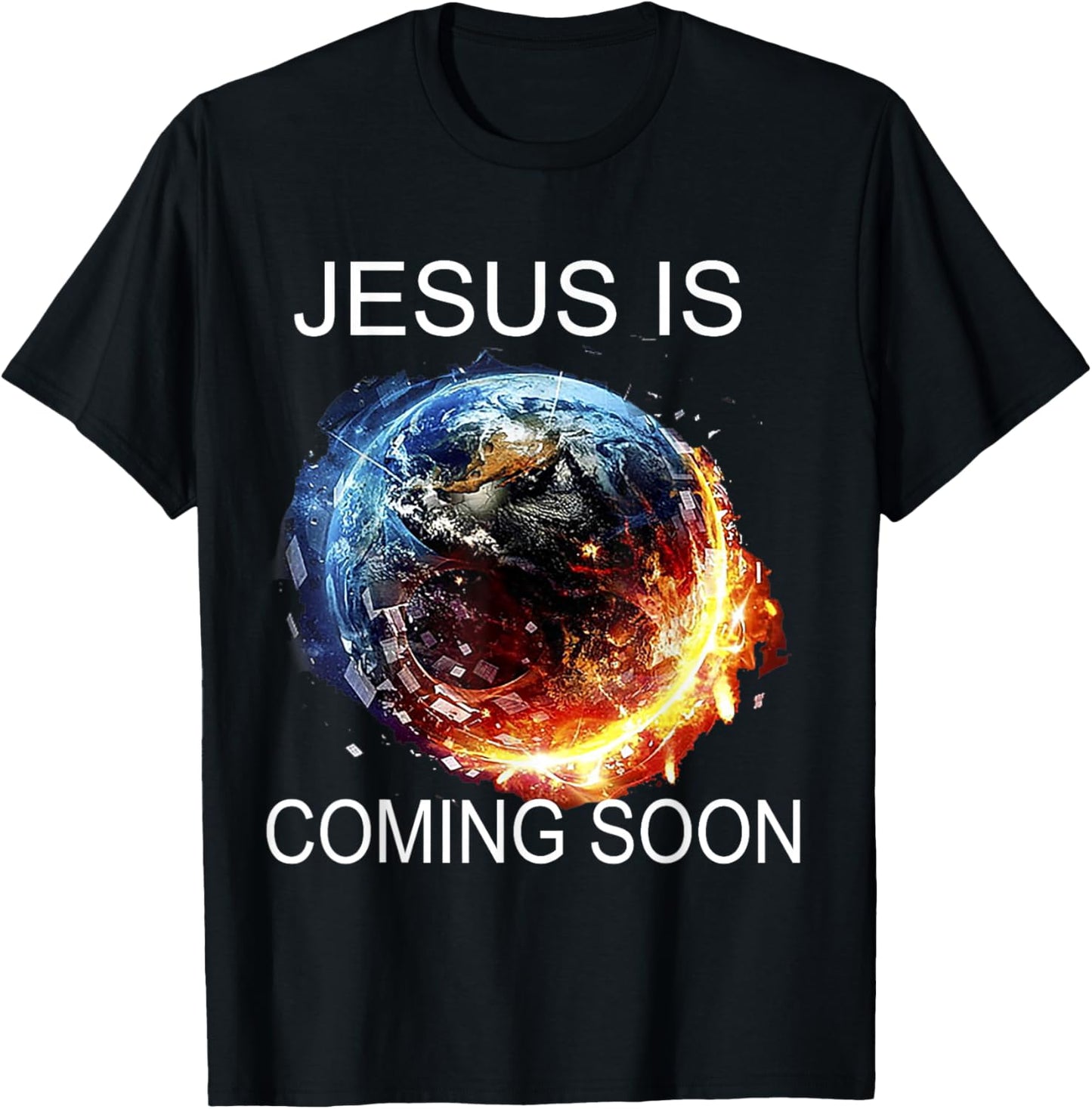 Jesus is Coming Soon T-Shirt - T-Shirt | Black