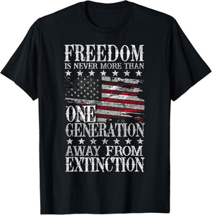 Freedom: One Generation From Extinction T-Shirt - T-Shirt | Black