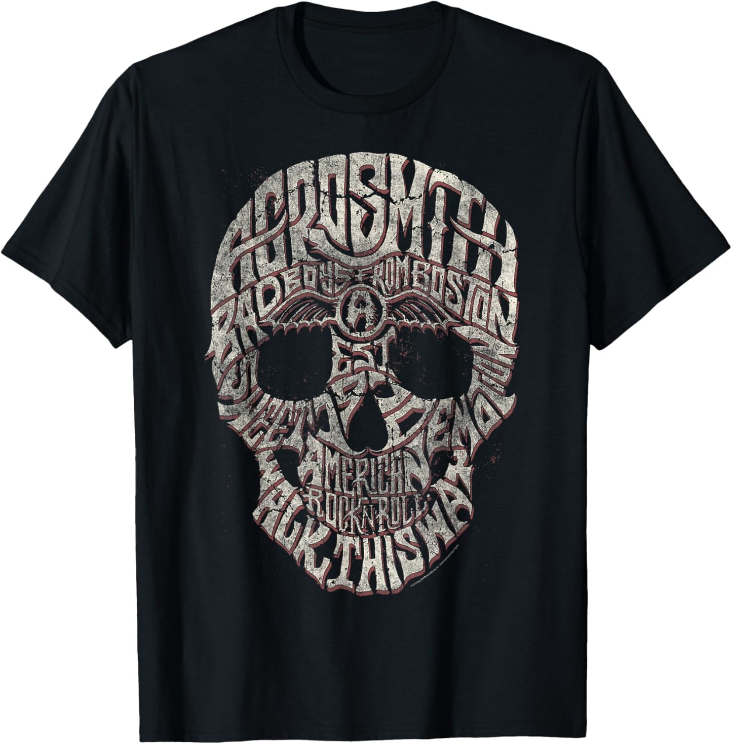 Aerosmith -Youth Black T-Shirt - T-Shirt | Black