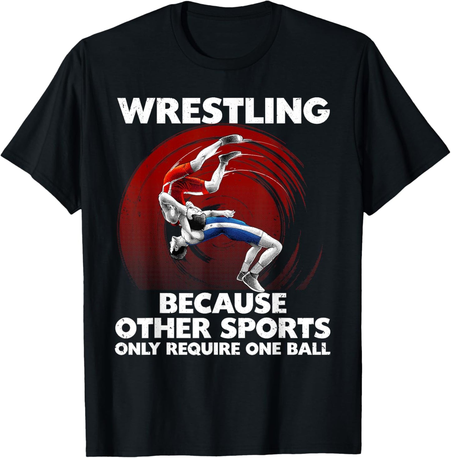 Best Wrestling Art Women Kids Wrestler Wrestling T-Shirt - T-Shirt | Black