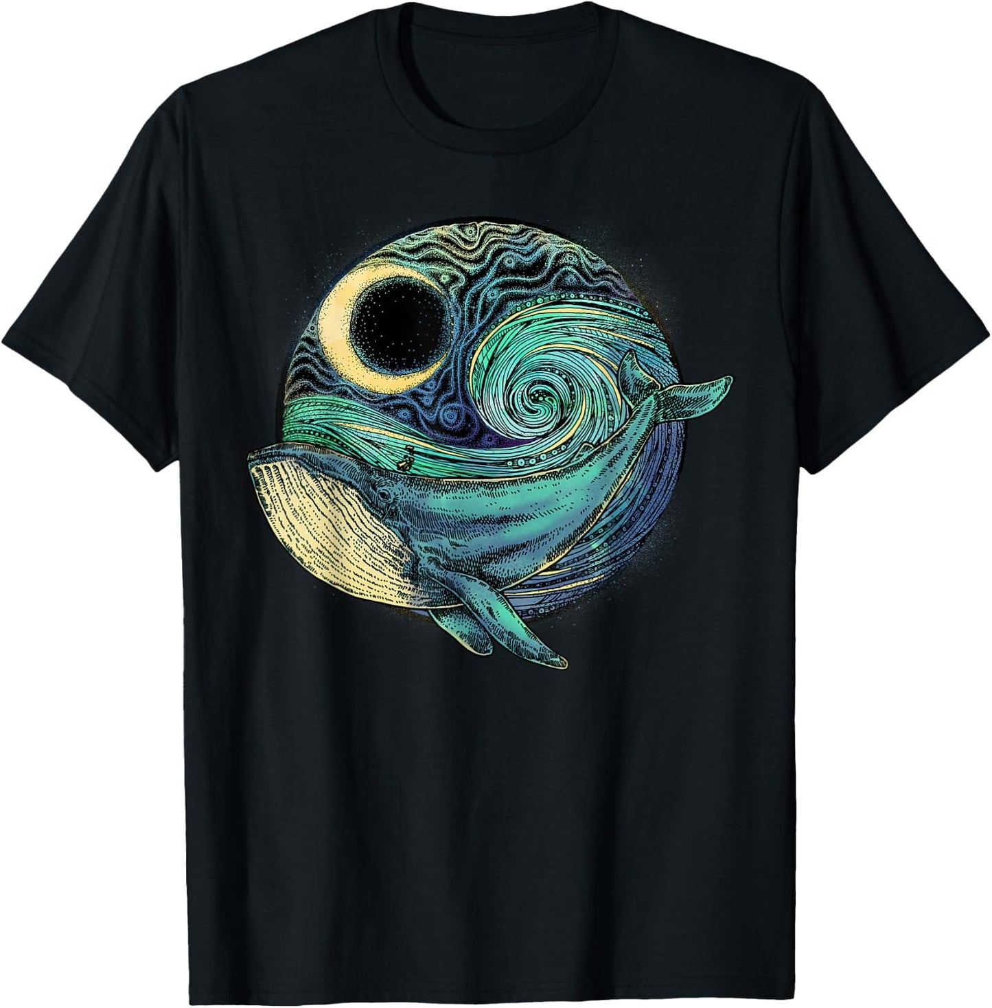 environmentalism, Humpback Whale, for conservation T-Shirt - T-Shirt | Black