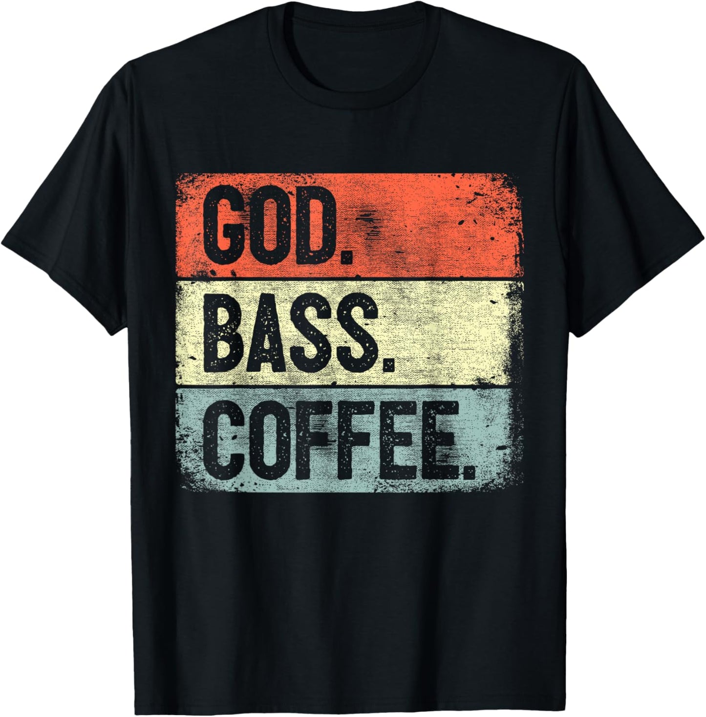 Christian Bassist Jesus Bass Worship Bass Player T-Shirt - T-Shirt | Black