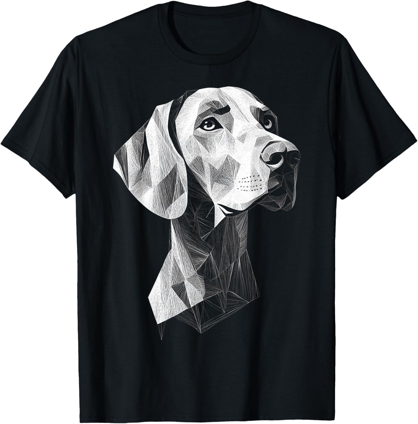 Weimaraner Dog Motif Pet Art Weimaraner Women Kids T-Shirt - T-Shirt | Black