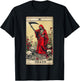 Vintage Death Tarot Card Black Gothic Skull Dead Reaper Grim T-Shirt - T-Shirt | Black