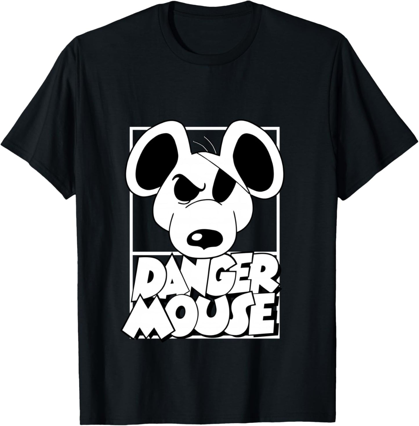 Danger Mouse Eye Patch T-Shirt - T-Shirt | Black