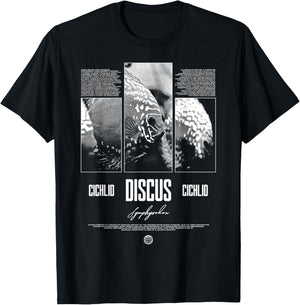 Discus Fish Cichlid Aquarium Fish Keeper , Black, S T-Shirt - T-Shirt | Black