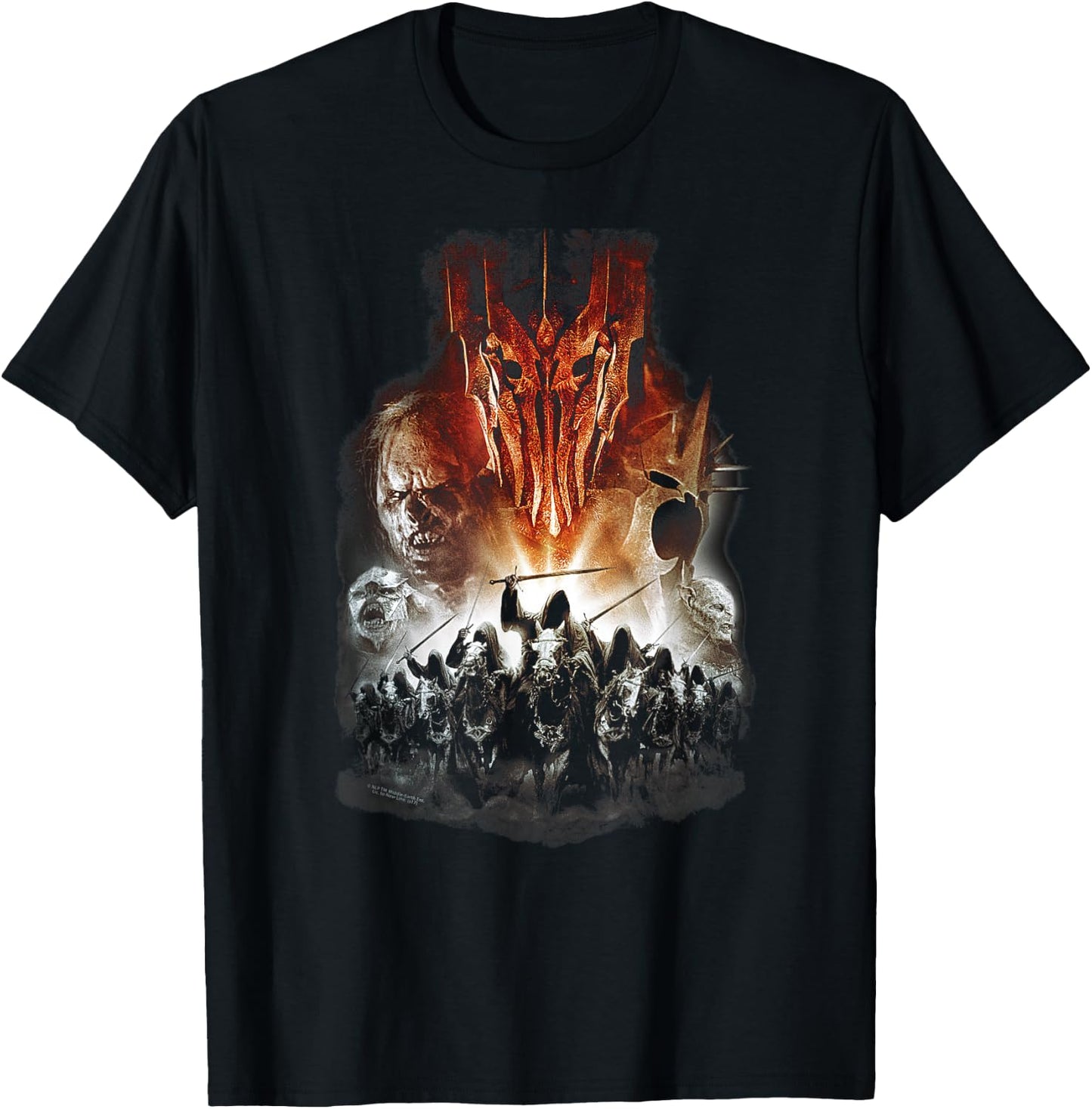 Lord of The Rings Evil Rising Small T-Shirt - T-Shirt | Black