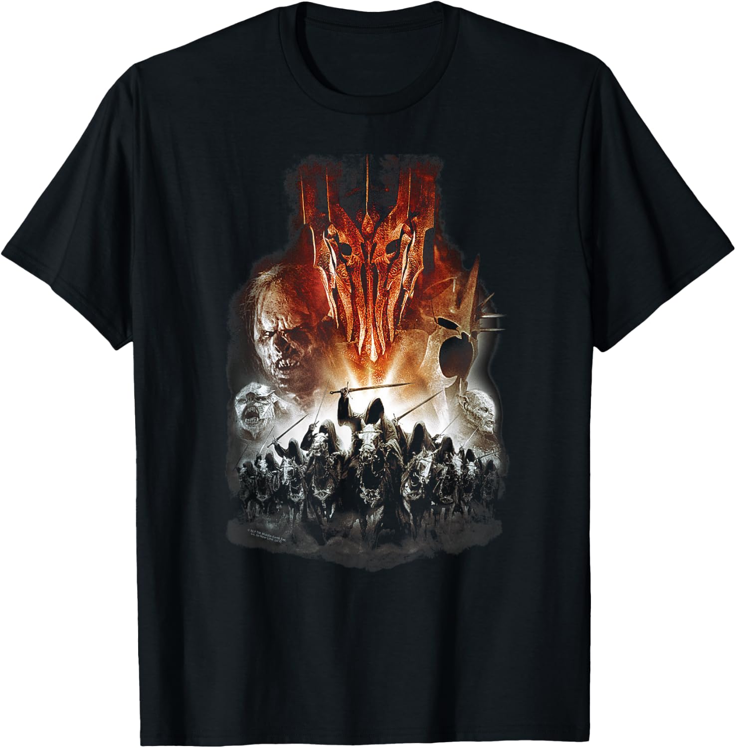 Lord of The Rings Evil Rising Small T-Shirt - T-Shirt | Black