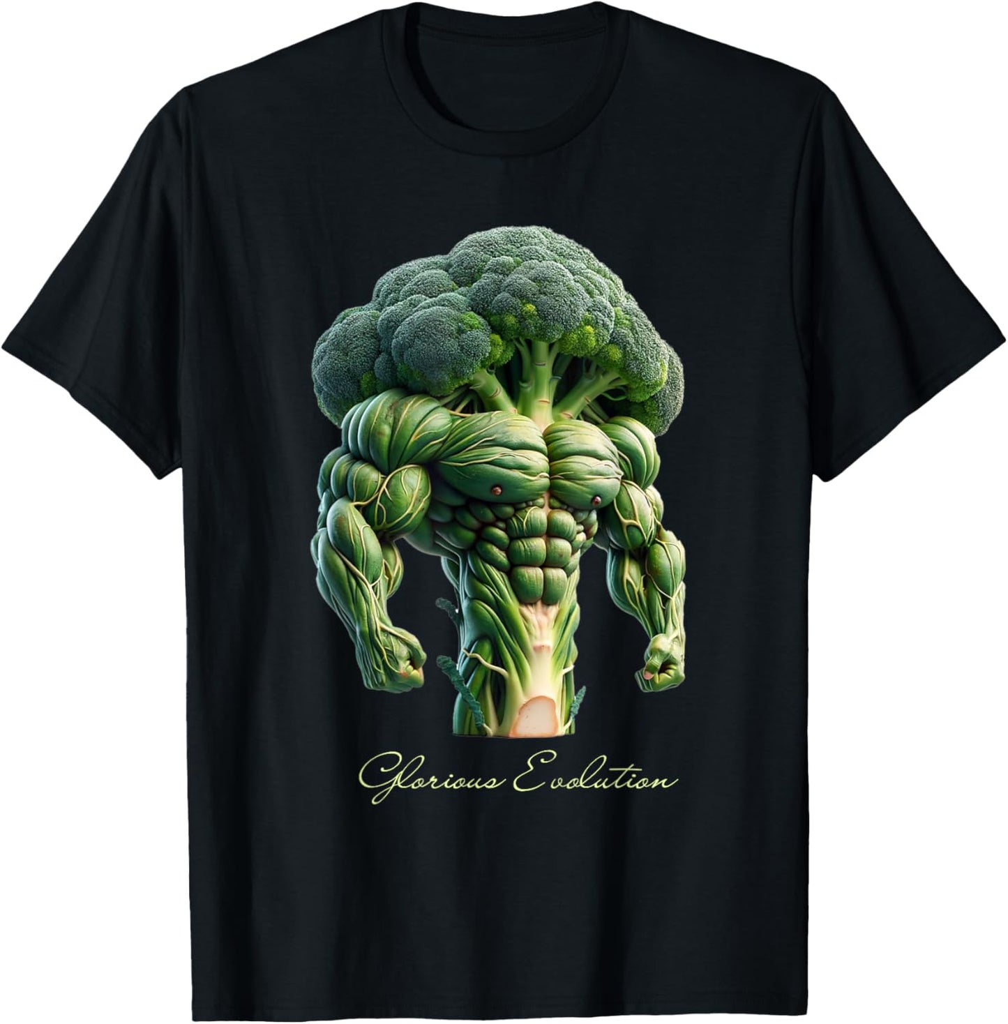 Muscle broccoli T-Shirt - T-Shirt | Black
