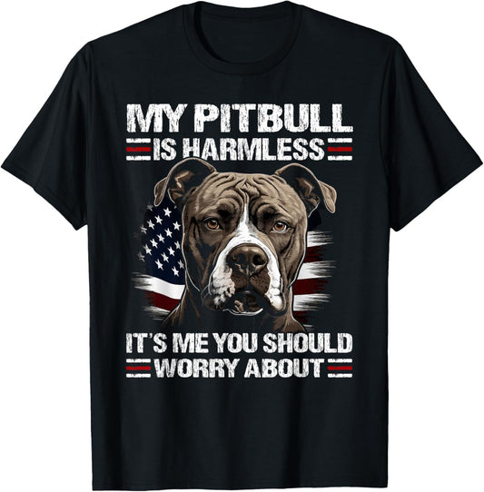 Pitbull American Pitbull T-Shirt - T-Shirt | Black